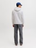 Jack & Jones Kapuzenpullover in White Melange