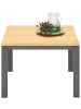 home24 Loungetisch Aviel in Grau / Braun