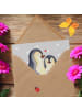 Mr. & Mrs. Panda Glückwunschkarte Pinguine Einschlafen ohne Spruch in Grau Pastell