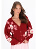 myMo Women Cardigan in burgundy