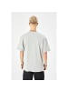 Ossy Homer Herren ZIP T-Shirt 320gsm Oversize in Grau