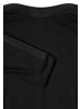 Cecil Batwing Shirt mit Tape in Schwarz