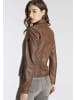 H.I.S. Lederjacke in cognac