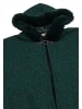 osha Damen Poncho in Dunkelgrün