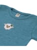 Normani Outdoor Sports Baby Merino Strampler Tangoio in Blau
