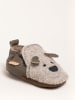 Gottstein Krabbelschuhe Dog Face in beige 