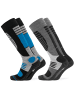 Occulto 2er Pack Skisocken Felix in Grau-Blau