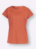 Sieh an! Kurzarm-Shirt in papaya