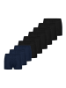 Schiesser Retro Short / Pant 95/5 Essentials in Schwarz / dunkelblau