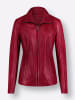 Mainpol Leder-Jacke in kirsche