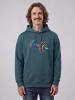 wat? Apparel Sweatshirt 80s Hantel in Petrol