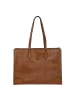 BRIC`s Volterra Shopper Tasche M Leder 40.5 cm Laptopfach tobacco