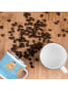 Mr. & Mrs. Panda Camping Emaille Tasse Unschlagbares Brautpaar m... in Sky Blue