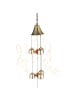 relaxdays Windspiel in Gold