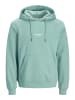 Jack & Jones Kapuzenpullover in Mineral Blue