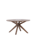 ebuy24 Gartentisch Rosario Braun 140 x 140 cm
