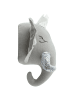 Beliani Wandobjekt TANTOR in Grau/Silber/Weiß - (W) 39 x (H) 33 x (L) 16 cm Vertikal