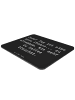 Mr. & Mrs. Panda Mouse Pad Spruch Motivation und Kaffee mit Spruch in Schwarz