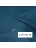 Schiesser Feinbiber-Bettwäsche-Set Dotted Diamond in Petrol