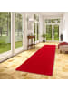 Snapstyle Hochflor Velours Läufer Teppich Luna in Rot