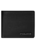 Police Geldbörse RFID Leder 12 cm ausklappbar in black