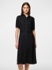 Pieces Blusenkleid in Black