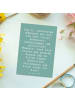 Mr. & Mrs. Panda Postkarte Spruch 11. Geburtstag Wunder mit Spruch in Meeresbrise