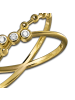 GoldDream Goldring 333 Gelbgold - 8 Karat Crossed Größe 54 (17,2) Ringe