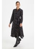Kaffe Kleid KAoline Relaxed fit in Black With Mustang Dot