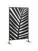 Outsunny Sichtschutz,122L x 45B x 198H cm,Schwarz
