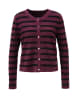 Aniston CASUAL Strickjacke in bordeaux- schwarz