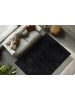 Vivorum Wohnzimmer Teppich – Webteppich Royal Glow 825 in anthrazit - rechteckig