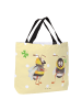 Mr. & Mrs. Panda Strandtasche Hummeln Kleeblatt ohne Spruch in Gelb Pastell