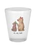 Mr. & Mrs. Panda Schnapsglas Bär Kind ohne Spruch in Transparent