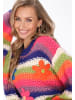 IZIA Sweater in blue multicolor