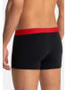 Bruno Banani Retro Short / Pant Flowing in Rot / schwarz