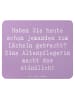 Mr. & Mrs. Panda Mouse Pad Spruch Altenpflegerin Lächeln mit Spruch in Lavendeltraum