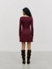Vero Moda Strickkleid in Windsor Wine
