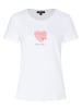 More & More Kurzarmshirt in white