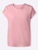 Sieh an! Rundhals-Shirt in rosé