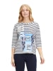 Betty Barclay Ringelshirt mit Placement in Weiß/Blau