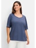 sheego Shirt in taubenblau