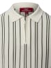 Finshley & Harding London Stick-Poloshirt in ecru tanne