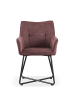B&D Home 2er-Set: Esszimmerstuhl BREIGHT in Merlot - (B)56 x (H)83 x (T)59 cm