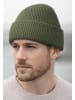 Yuhu Beanie aus Polyester Unisex für Herbst und Winter in Olivgrün