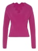 LASCANA Strickpullover in fuchsia