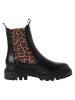 Tamaris Chelsea Boot in BLACK/LEOPARD