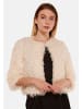 TOOCHE Jacke "Feder Frou-Frou" in Weiß