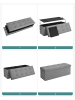 SONGMICS Sitzbank Minota in Hellgrau - (B)110 x (H)38 x (T)38 cm