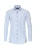 Venti Langarm Business Hemd für Herren in hell-blau